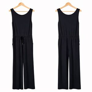 Smash + Tess Black Sleeveless Wide-Leg Jumpsuit